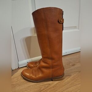 Madewell leather riding boots, brown, size 7